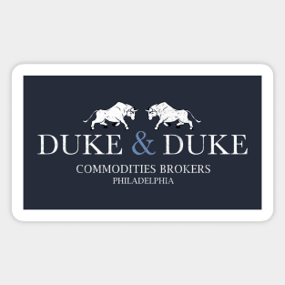 Duke & Duke Commodities Brokers - Vintage logo Magnet